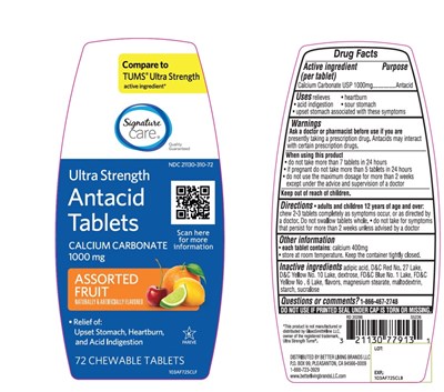 Ultra Strength 72 Chewable Tablets Assorted Fruit - 103AF72HEB artwork